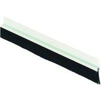 Wickes White Door Brush Draught Excluder - 838mm