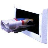 Wickes Internal White Letter Box Draught Excluder - 78 x 338mm