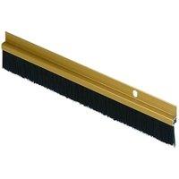 Wickes Gold Door Brush Draught Excluder - 838mm