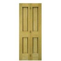 Wickes Cobham Oak 4 Panel Internal Bi-Fold Door - 1981 x 762mm