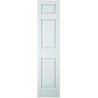 Wickes Lincoln White Grained Moulded 3 Panel Internal Door - 1981 x 457mm