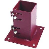 Wickes Bolt Down Post Support Flush Fit for Fence Posts - 75 x 75mm