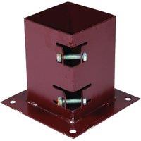 Wickes Bolt Down Post Support for Fence Posts - 100 x 100mm