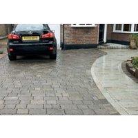 Marshalls Drivesett Tegula Priora Pennant Grey Driveway Block Paving - 120 x 160 x 60mm - Pack of 492