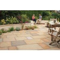 Marshalls Sawn Versuro Smooth Golden Paving Slab - 560 x 560 x 22mm