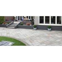 Marshalls Sawn Versuro Smooth Silver Paving Slab - 560 x 845 x 22mm