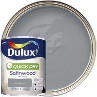 Dulux Quick Dry Satinwood Paint - Natural Slate - 750ml