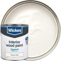 Wickes Eggshell Wood & Metal Paint - Victorian White - 750ml