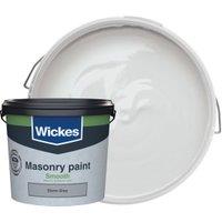 Wickes Smooth Masonry Paint - Storm Grey - 5L