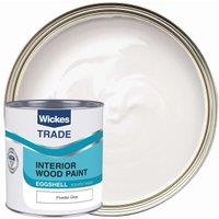 Wickes Trade Eggshell Wood & Metal Paint - Powder Grey - 1L