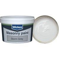 Wickes Smooth Masonry Paint - Storm Grey - 250ml