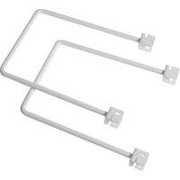 Wickes TwinSlot Bookends 250mm PK2