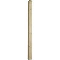 Wickes Chamfered & Beaded Deck Post - 82 x 82 x 1200mm