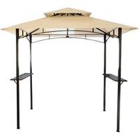 Charles Bentley Steel Gazebo - Cream