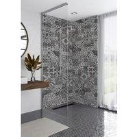 Wetwall Elite Abruzzo Tongue & Groove Single Shower Panel - 2420 x 600 x 10mm