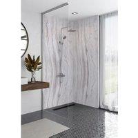 Wetwall Elite Marmo Linea Tongue & Groove Single Shower Panel - 2420 x 1200 x 10mm