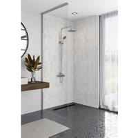 Wetwall Elite Padova Tongue & Groove Single Shower Panel - 2420 x 600 x 10mm