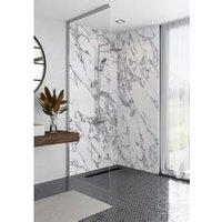 Wetwall Elite Marmo Migliore Tongue & Groove Single Shower Panel - 2420 x 1200 x 10mm