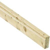 Wickes Predrilled Deck Rail for Metal Balusters -1800mm