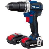 Wickes 18V 2 x 2.0Ah Li-ion Cordless Brushless Combi Drill