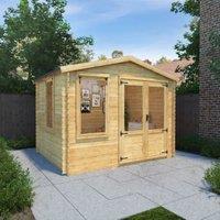 Mercia Apex 19mm Log Thickness Log Cabin - 2.6 x 3.3m