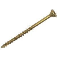 Optimaxx Pz Countersunk Zinc & Yellow Passivated Double Reinforced Woodscrew - 4 X 60mm Pack Of 200