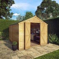 Mercia Windowless Overlap Apex Shed - 10 x 8ft