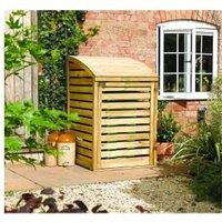 Rowlinson Timber Single Wheelie Bin Storage - 3 x 3ft