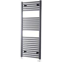 Towelrads Pisa Anthracite Towel Radiator - 1200 x 600mm