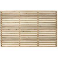 Forest Garden Single Slatted Fence Panel - 1800 x 1200mm - 6 x 4ft - Pack of 3