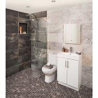 Wickes Colorado Silver Grey Porcelain Wall & Floor Tile - 598 x 298mm