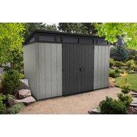 Keter Artisan Grey Double Door Outdoor Pent Garden Storage Shed - 11 x 7ft