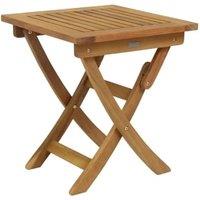 Charles Bentley FSC Eucalyptus Small Folding Garden Side Table
