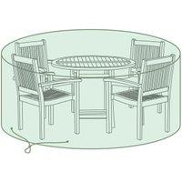 Charles Bentley Medium Round Tarpaulin Garden Furniture Set Cover - Green