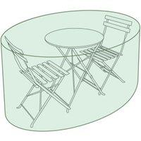 Charles Bentley Small Round Tarpaulin Garden Furniture Set Cover - Green