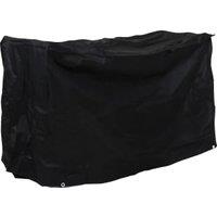 Charles Bentley Rectangular Waterproof Garden Bistro Set Cover - Black