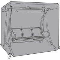 Charles Bentley 3 Seater Garden Swing Seat Waterproof Cover - Black