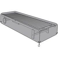 Charles Bentley Garden Sun Lounger Waterproof Cover - Black