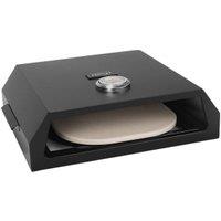 Charles Bentley BBQ Pizza Box With Thermometer - Black