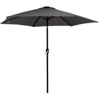 Charles Bentley Garden Parasol with Crank & Tilt - Grey
