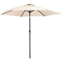 Charles Bentley Garden Parasol with Crank & Tilt - Cream