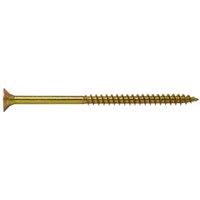 Wickes Single Thread Zinc & Yellow Screw - 4 X 40mm Pack Of 25