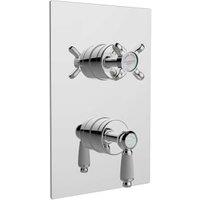 Bristan Renaissance Recessed Thermostatic Single Outlet Shower Valve - Chrome