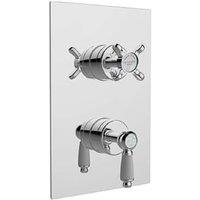 Bristan Renaissance Recessed Thermostatic Dual Control Shower Valve with Diverter - Chrome