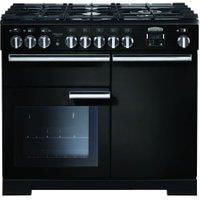 Rangemaster Professional Deluxe 100cm Dual Fuel Range Cooker - Black