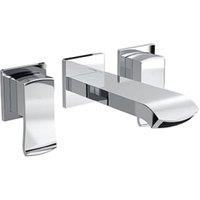 Bristan Descent Wall Mounted Chrome Basin Mixer Tap