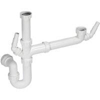 McAlpine SK1A White One & Half Bowl Kit - 38mm