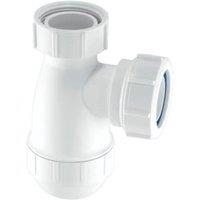 McAlpine E10 White Shallow Seal Bottle Trap - 32mm
