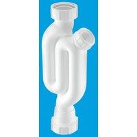 McAlpine X10 White Water Seal Straight Through Trap - 32mm