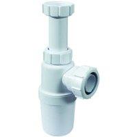 McAlpine C10A White Adjustable Bottle Trap - 38mm